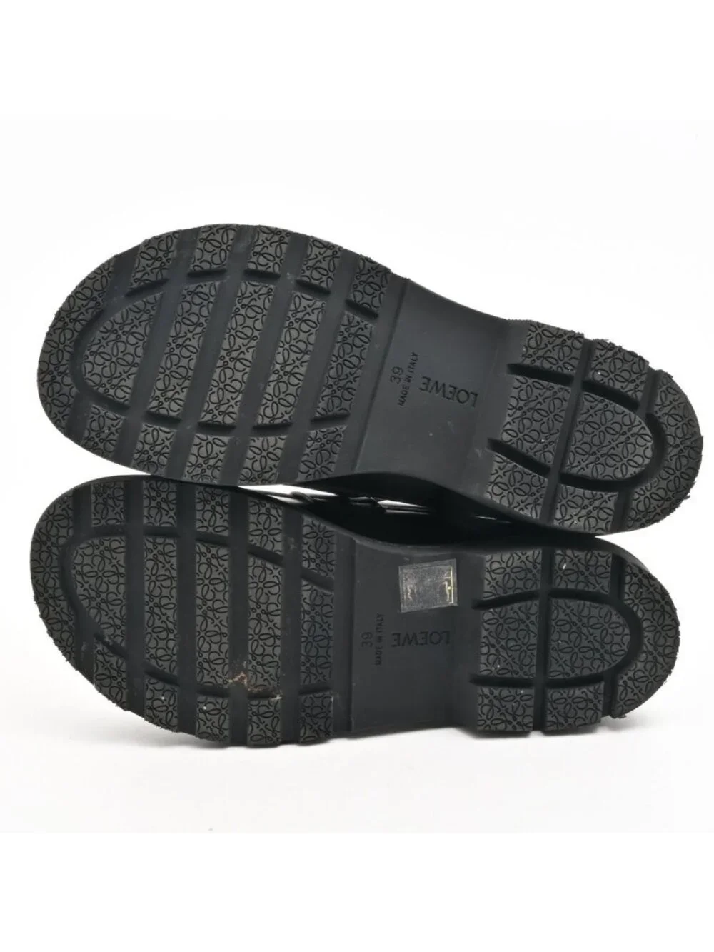 Loewe Loafers Black Leather